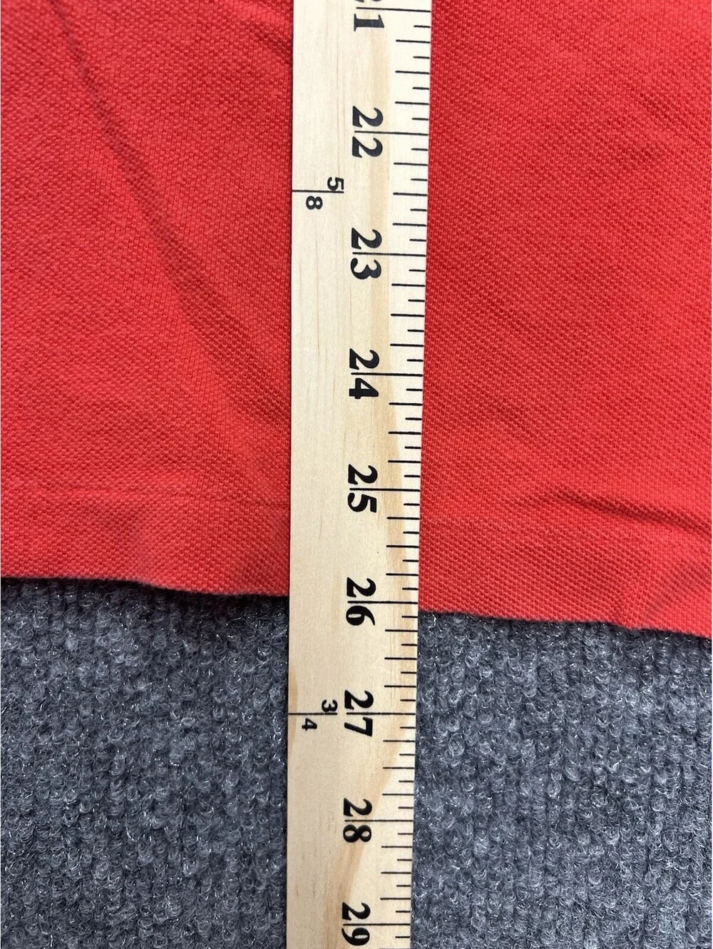 Polo Ralph Lauren Red Polo Shirt Men’s Large Classic Cotton Preppy